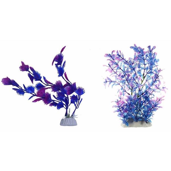 pcs artificial plastic water plant purple-blue deco of aquarium,20 cm & 19 decorations
pcs artificial plastic water plant purple-blue deco of aquarium,20 cm & 19 decorations