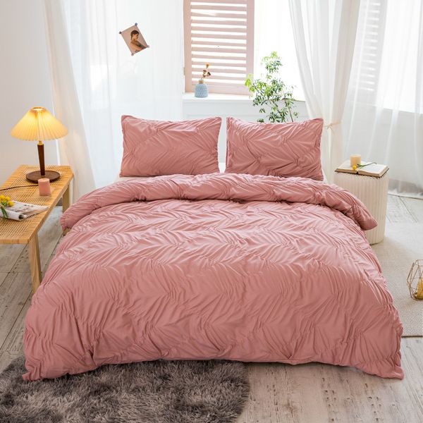 bedding sets nordic orange pink set solid wave shaped duvet cover sets white bed covers pinch pleat art luxury for adults king size 0v3o
bedding sets nordic orange pink set solid wave shaped duvet cover sets white bed covers pinch pleat art luxury for adults king size 0v3o
