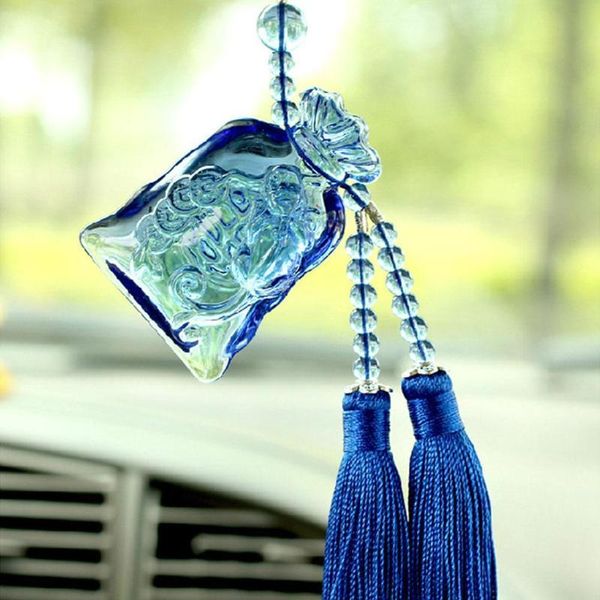 double-sided car auspicious safety glass moneybag pendant rearview mirror hanging ornament interior decorations
double-sided car auspicious safety glass moneybag pendant rearview mirror hanging ornament interior decorations