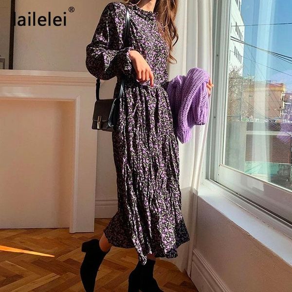 casual dresses south korea ins brim purple floral closed sleeve fold dress female waist design horn, Black;gray
casual dresses south korea ins brim purple floral closed sleeve fold dress female waist design horn, Black;gray