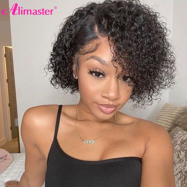 deep wave frontal wig short bob human hair wigs curly human hair wigs for women 13x1 t part transparent lace wigs, Black
deep wave frontal wig short bob human hair wigs curly human hair wigs for women 13x1 t part transparent lace wigs, Black