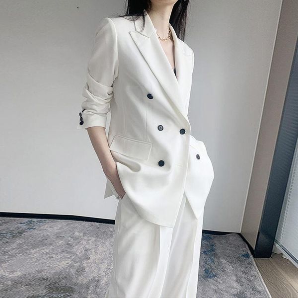 women's two piece pants hstar women autumn winter fashion business pant suits uniform formal jacket and long blazer set ol 2 pieces, White
women's two piece pants hstar women autumn winter fashion business pant suits uniform formal jacket and long blazer set ol 2 pieces, White