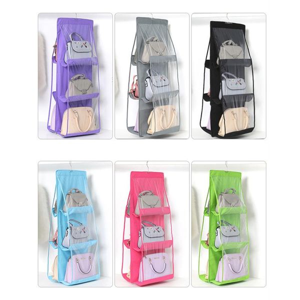 storage bags hanging handbag organizer for wardrobe closet transparent bag door wall clear sundry shoe with hanger pouch 8 colors
storage bags hanging handbag organizer for wardrobe closet transparent bag door wall clear sundry shoe with hanger pouch 8 colors