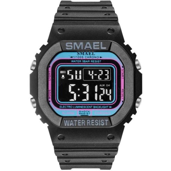 wristwatches smael sports watches led digital sport mens waterproof watch 1801 male clock relogios masculino military, Slivery;brown
wristwatches smael sports watches led digital sport mens waterproof watch 1801 male clock relogios masculino military, Slivery;brown