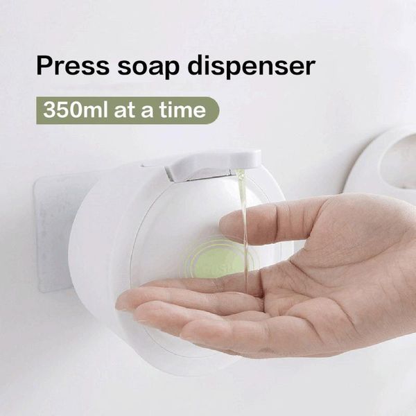 liquid soap dispenser 350m multifunctional seamless wall mount waterproof refillable container bathroom accessories
liquid soap dispenser 350m multifunctional seamless wall mount waterproof refillable container bathroom accessories