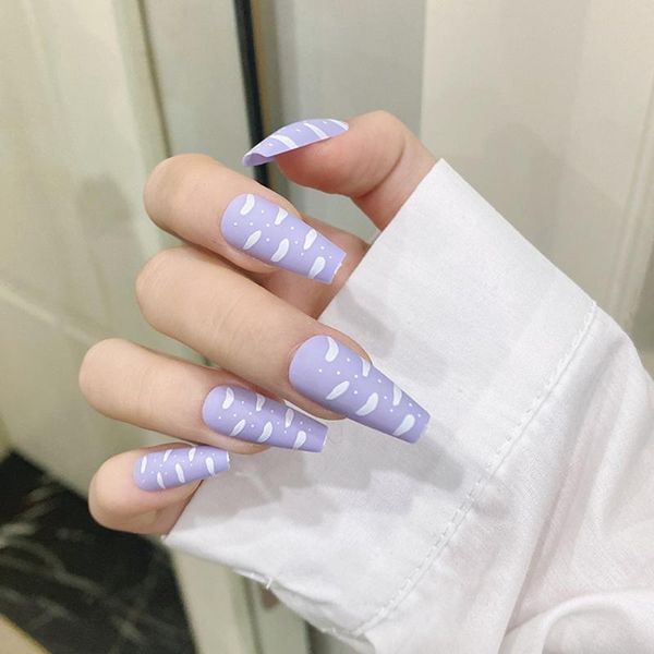false nails 24pcs purple cloud ballerina nail tip detachable artificial coffin wearable full cover press on fake, Red;gold
false nails 24pcs purple cloud ballerina nail tip detachable artificial coffin wearable full cover press on fake, Red;gold