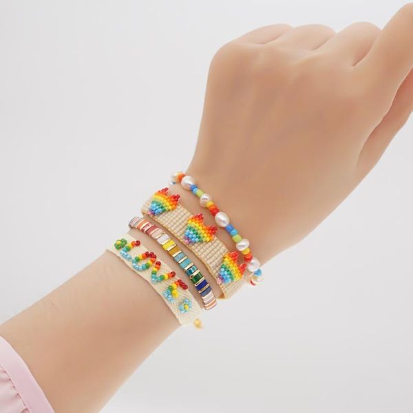 beaded, strands fine ethnic wild women bracelet natural freshwater pearl miyuki rice beads bangle woven rainbow love beaded for woman, Black
beaded, strands fine ethnic wild women bracelet natural freshwater pearl miyuki rice beads bangle woven rainbow love beaded for woman, Black