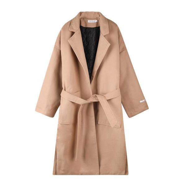 men's wool & blends korean fashion woolen coat medium long trendy thickened handsome clothes with belt 2021 autumn winter, Black
men's wool & blends korean fashion woolen coat medium long trendy thickened handsome clothes with belt 2021 autumn winter, Black