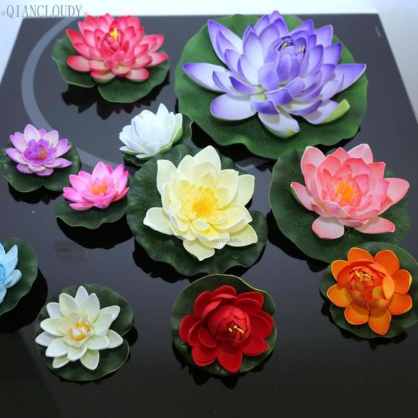 set of 5 pieces artificial fake lotus leaves flowers pond waterproof garden home lily floating pool plants wedding d24 decorative & wreaths
set of 5 pieces artificial fake lotus leaves flowers pond waterproof garden home lily floating pool plants wedding d24 decorative & wreaths