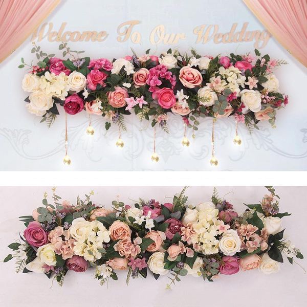 decorative flowers & wreaths 100cm wedding flower wall arrangement supplies artificial peony rose row diy background iron arch backdrop deco
decorative flowers & wreaths 100cm wedding flower wall arrangement supplies artificial peony rose row diy background iron arch backdrop deco
