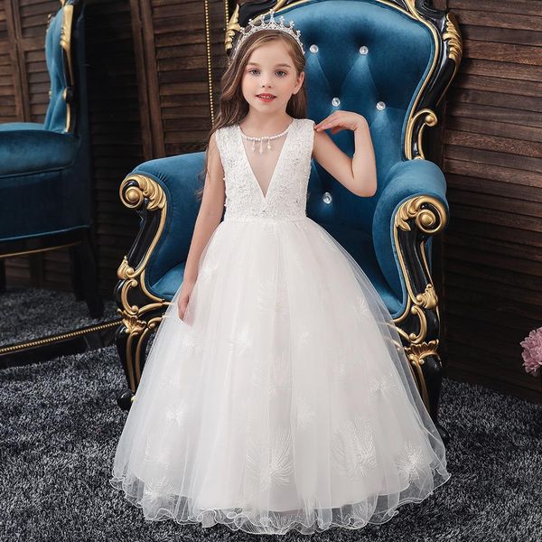 children's wedding evening dress girls beaded birthday party princess dress long elegant flower girl dresses, Red;yellow
children's wedding evening dress girls beaded birthday party princess dress long elegant flower girl dresses, Red;yellow
