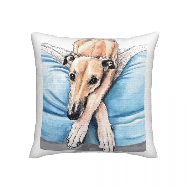cushion/decorative pillow cute dog whippet greyhound on blue bed pillowcase printing simulated linen material cushion cover decorations40*40
cushion/decorative pillow cute dog whippet greyhound on blue bed pillowcase printing simulated linen material cushion cover decorations40*40
