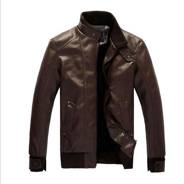 men's fur & faux men korean slim pu leather motorcycle thick high-grade velvet wild washed jacket, Black
men's fur & faux men korean slim pu leather motorcycle thick high-grade velvet wild washed jacket, Black