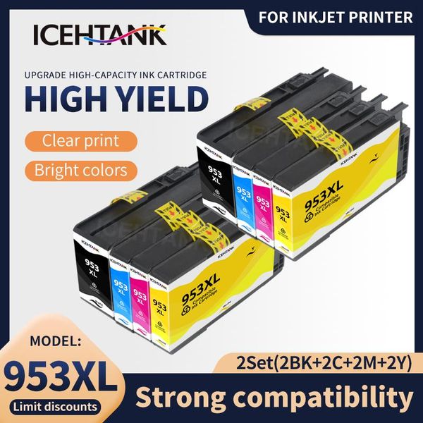 ink cartridges icehtank for 953xl 953 xl replacement cartridge officejet pro 7740 8210 8710 8720 8725 8740 
ink cartridges icehtank for 953xl 953 xl replacement cartridge officejet pro 7740 8210 8710 8720 8725 8740