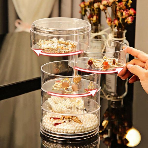 creative rotating multifunctional jewelry box storage earring nail watch necklace children rack hooks & rails
creative rotating multifunctional jewelry box storage earring nail watch necklace children rack hooks & rails