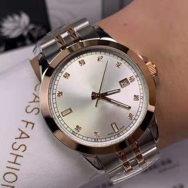 businessmen wristwatch automatic movement high-defintion sapphire mirror stainless steel watchband and bezel perfect quality exquisite craft, Slivery;brown
businessmen wristwatch automatic movement high-defintion sapphire mirror stainless steel watchband and bezel perfect quality exquisite craft, Slivery;brown