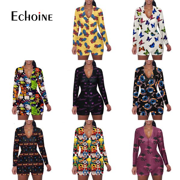echoine women onesies jumpsuit sleepwear cartoons print shorts sleeve v neck bodycon bodysuit rompers pants overalls, Black;white
echoine women onesies jumpsuit sleepwear cartoons print shorts sleeve v neck bodycon bodysuit rompers pants overalls, Black;white
