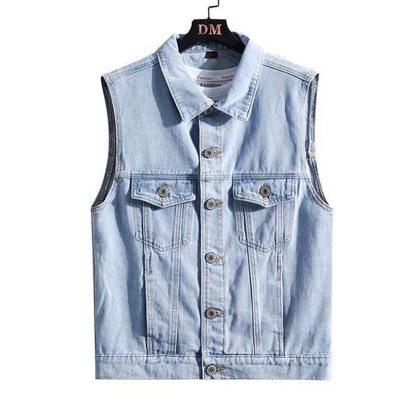 men's vests denim vest jacket cotton men clothing waistcoat summer jeans veste homme korean sans manche spring, Black;white
men's vests denim vest jacket cotton men clothing waistcoat summer jeans veste homme korean sans manche spring, Black;white