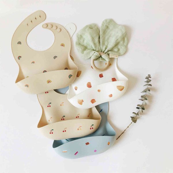 baby bibs adjustable cherry rainbow print waterproof infant saliva dripping bibs soft edible silicone towel drop 211117
baby bibs adjustable cherry rainbow print waterproof infant saliva dripping bibs soft edible silicone towel drop 211117