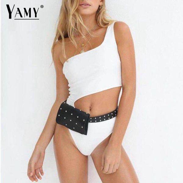 one shoulder bodysuit women sleeveless white black hollow out piece body suits for women's jumpsuits & rompers, Black;white
one shoulder bodysuit women sleeveless white black hollow out piece body suits for women's jumpsuits & rompers, Black;white