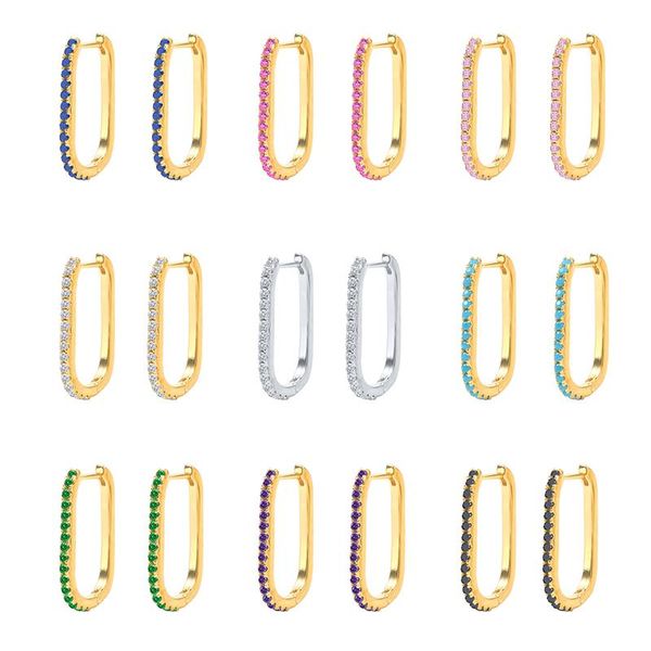 hoop & huggie canner 925 sterling silver u-shaped micro-inlaid pavé cz colorful zircon earrings for women girls 2021 trend fine jewelry gift, Golden;silver
hoop & huggie canner 925 sterling silver u-shaped micro-inlaid pavé cz colorful zircon earrings for women girls 2021 trend fine jewelry gift, Golden;silver