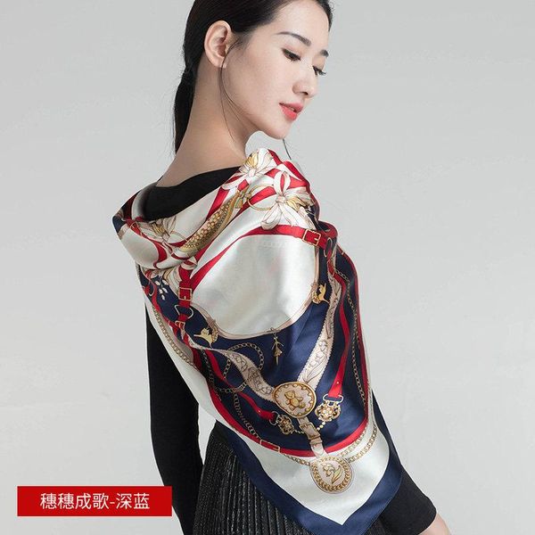 scarves store silk han edition in the fall and winter of female neck mulberry joker big squares her shoulders, Blue;gray
scarves store silk han edition in the fall and winter of female neck mulberry joker big squares her shoulders, Blue;gray