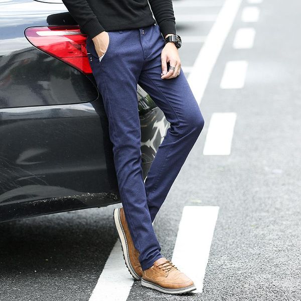 fashion men's casual pants ankle-length elastic strap striped jogger sports fitness sweatpants long, Black
fashion men's casual pants ankle-length elastic strap striped jogger sports fitness sweatpants long, Black