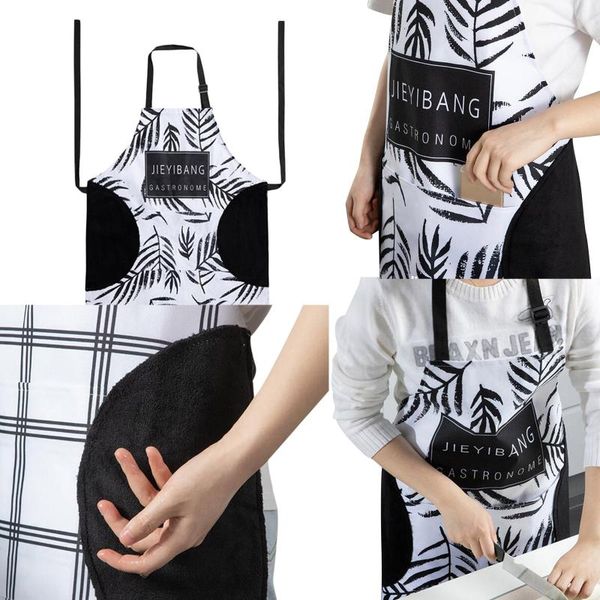 aprons home adjustable hand-wiping apron fashion cooking kitchen oil-proof baking restaurant chef waiter household bibs
aprons home adjustable hand-wiping apron fashion cooking kitchen oil-proof baking restaurant chef waiter household bibs
