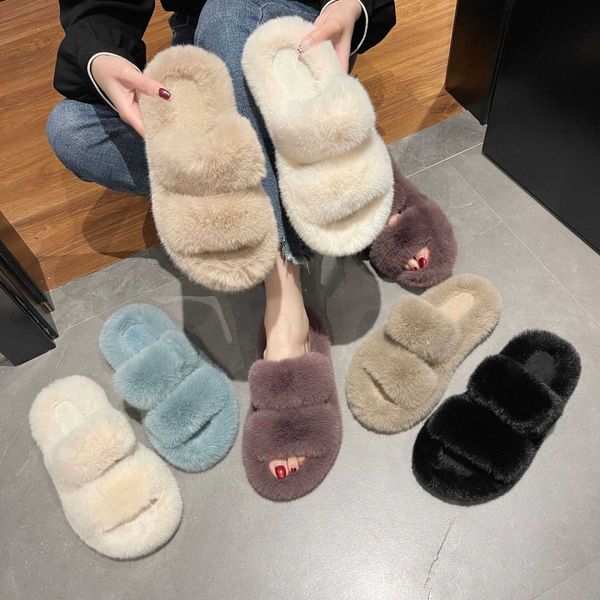 large size women's double flat bottom one line indoor thermal autumn and winter plush slippers women, Black
large size women's double flat bottom one line indoor thermal autumn and winter plush slippers women, Black