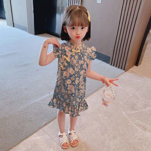 ethnic clothing girls' cheongsam summer children's chinese style improved tang dress chiffon skirt, Red
ethnic clothing girls' cheongsam summer children's chinese style improved tang dress chiffon skirt, Red