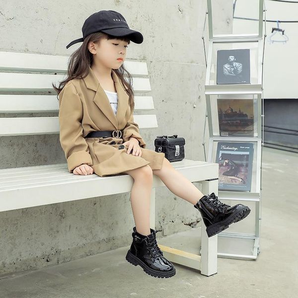 boots girls' winter children' british style short single wild girls high-black snow, Black;grey
boots girls' winter children' british style short single wild girls high-black snow, Black;grey