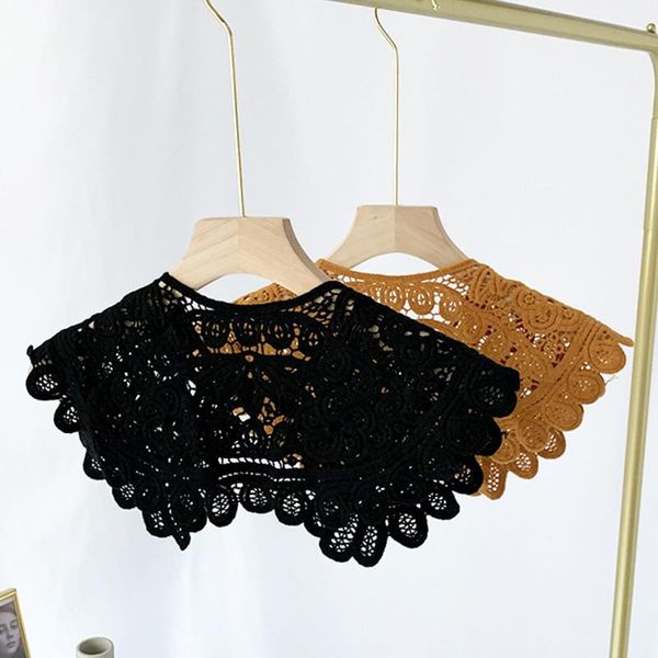 scarves korean women fake collar detachable shirt hollow floral lace blouse dress decorative accessories, Blue;gray
scarves korean women fake collar detachable shirt hollow floral lace blouse dress decorative accessories, Blue;gray