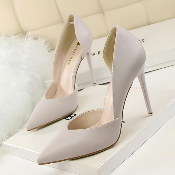 dress shoes korean style fashion simple nightclub slim women's stiletto super high heel shallow mouth pointed toe hollow single s, Black
dress shoes korean style fashion simple nightclub slim women's stiletto super high heel shallow mouth pointed toe hollow single s, Black