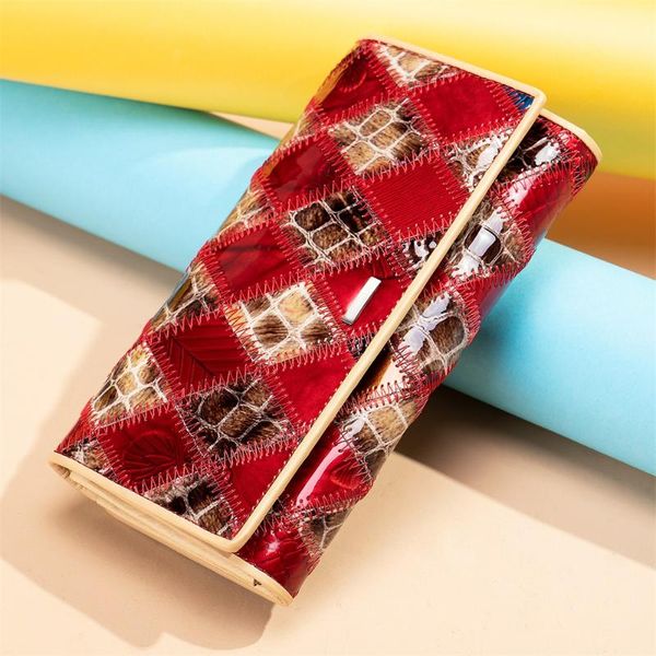 wallets large capacity card holder women long wallet retro leather brown mobile phone, Red;black
wallets large capacity card holder women long wallet retro leather brown mobile phone, Red;black