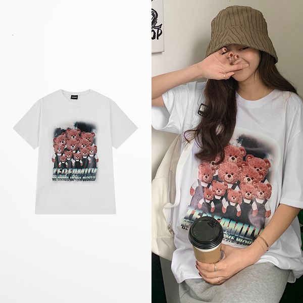 tee funny how cartoons bear imprints hip hop t-shirt summer high street wear t-shirts harajuku men lovers couple white shirts, White;black
tee funny how cartoons bear imprints hip hop t-shirt summer high street wear t-shirts harajuku men lovers couple white shirts, White;black