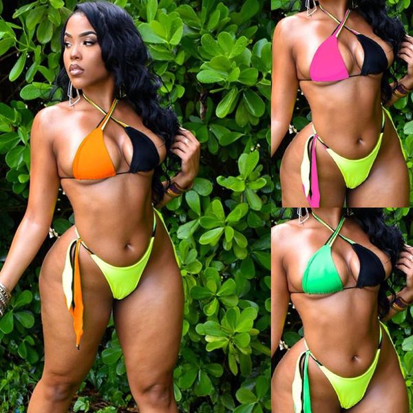 women's swimwear 2021 swimsuit bikini color matching neck strap fringed african, White;black
women's swimwear 2021 swimsuit bikini color matching neck strap fringed african, White;black