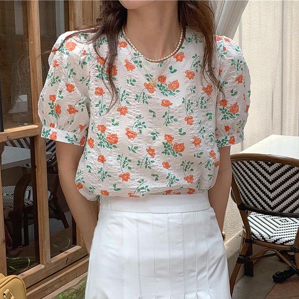 women's blouses & shirts bethquenoy blusas camisas mujer floral women bluzki damskie vintage o-neck woman clothing 2021 summer ladies, White
women's blouses & shirts bethquenoy blusas camisas mujer floral women bluzki damskie vintage o-neck woman clothing 2021 summer ladies, White