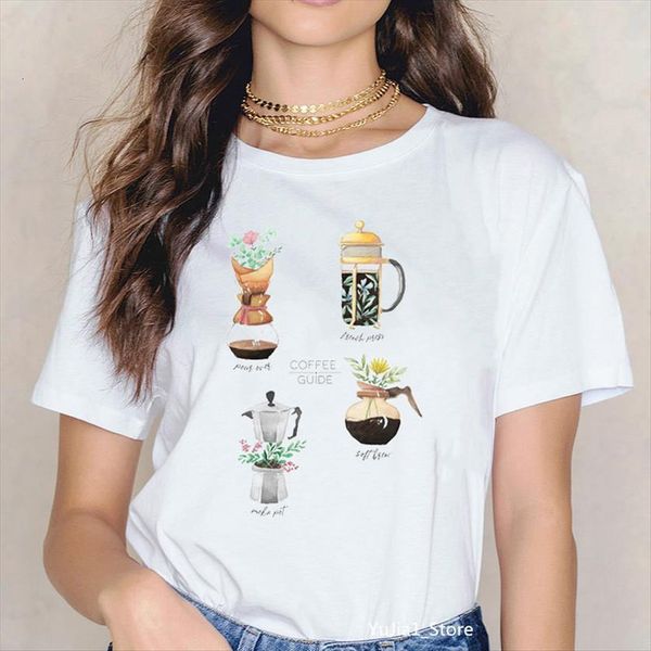 flower coffee guide novelty graphic womens t shirts tees femme white vintage summer woman clothes
flower coffee guide novelty graphic womens t shirts tees femme white vintage summer woman clothes