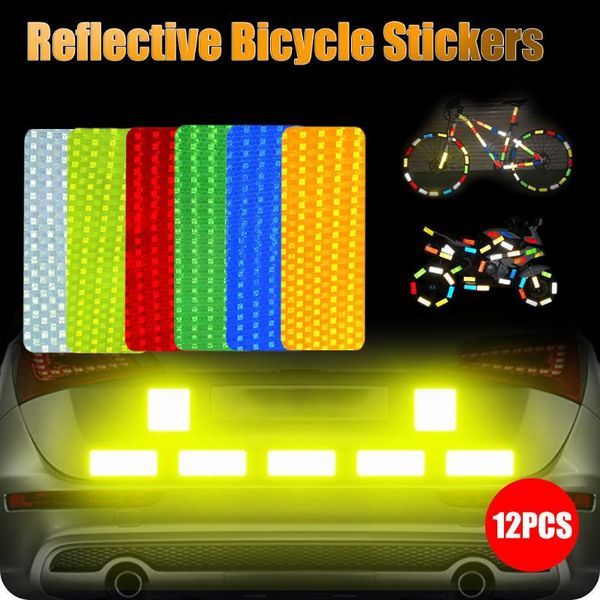 reflective bicycle stickers safety adhesive tape for bike car bag decor accessories elbow & knee pads, Black;gray
reflective bicycle stickers safety adhesive tape for bike car bag decor accessories elbow & knee pads, Black;gray