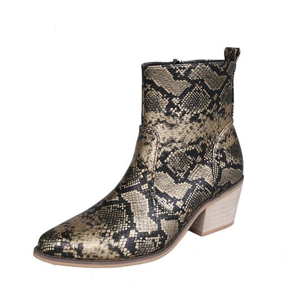 boots cuddlyiipanda autumn chunky heels women ankle british style serpentine pattern botas mujer side zipper western, Black
boots cuddlyiipanda autumn chunky heels women ankle british style serpentine pattern botas mujer side zipper western, Black
