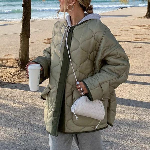 women's jackets weird puss cotton-padded quilted parka jacket women winter warm buttons pocket irregular casual loose fashion streetwe, Black;brown
women's jackets weird puss cotton-padded quilted parka jacket women winter warm buttons pocket irregular casual loose fashion streetwe, Black;brown