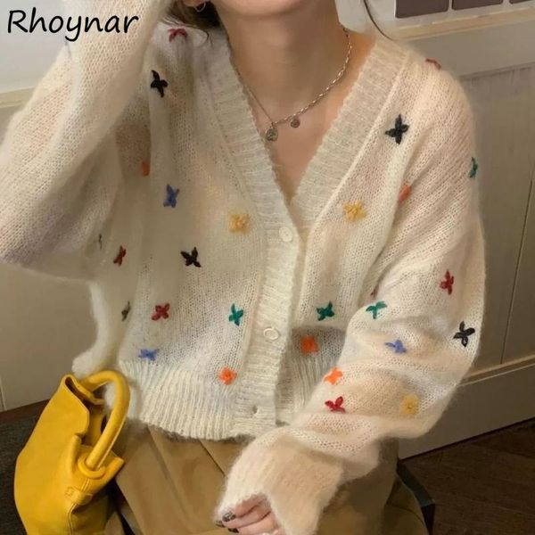 women's knits & tees sweater women cardigan french style vintage print warm cozy autumn v-neck see through loose design sweet fashion c, White
women's knits & tees sweater women cardigan french style vintage print warm cozy autumn v-neck see through loose design sweet fashion c, White