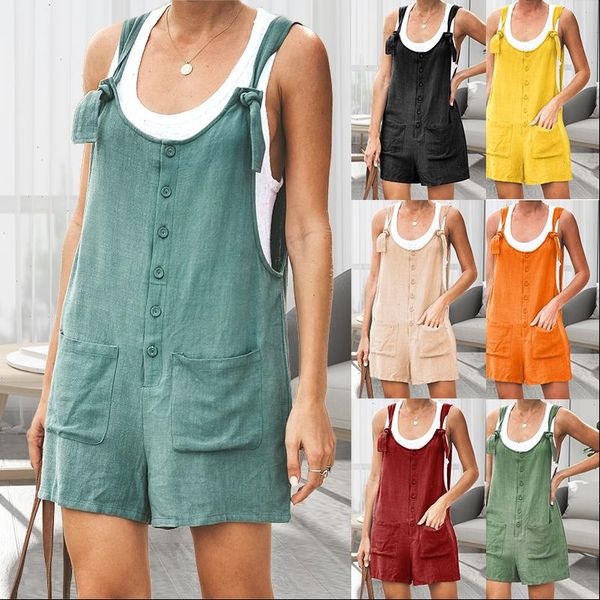 women jumpsuit jumsuit cotton linen rompers solid button pocket summer short casual loose straps playsuit overalls pants, Black;white
women jumpsuit jumsuit cotton linen rompers solid button pocket summer short casual loose straps playsuit overalls pants, Black;white
