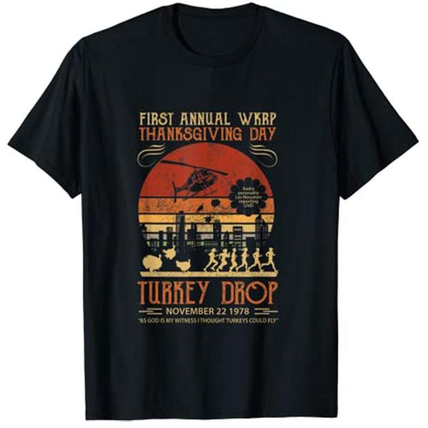 women's t-shirt first annual thanksgiving day turkey drop 22nd november graphic tee, White
women's t-shirt first annual thanksgiving day turkey drop 22nd november graphic tee, White