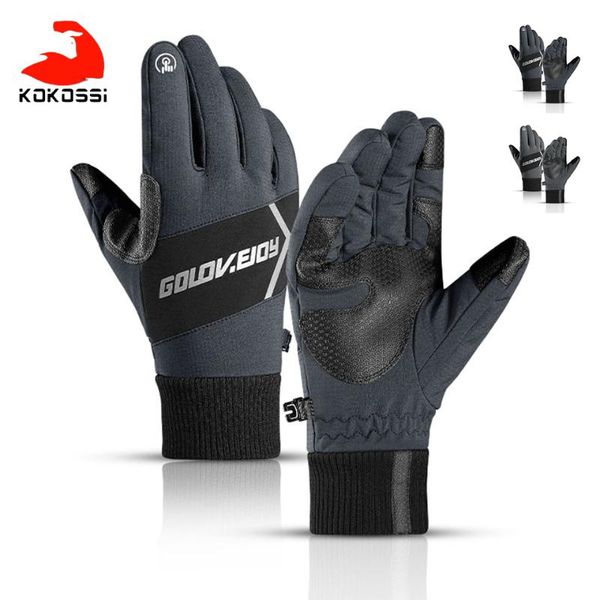 cycling gloves kokossi full finger winter windproof outdoor men women waterproof non-slip motorcycle bike touch screen, Black
cycling gloves kokossi full finger winter windproof outdoor men women waterproof non-slip motorcycle bike touch screen, Black