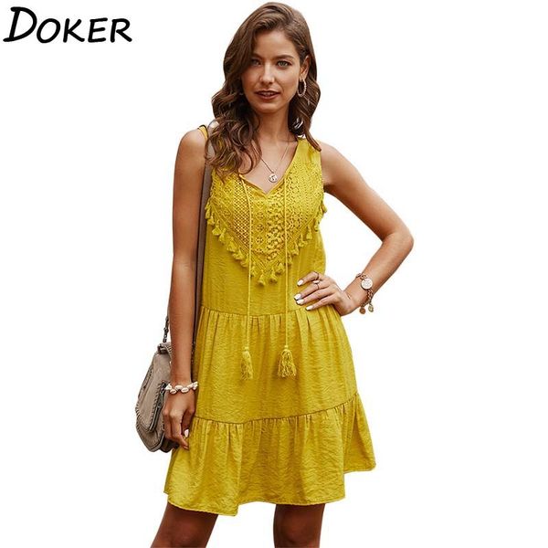tassel bandage temperament solid color splicing women dress casual loose v neck sleeveless female plus size dresses 210423, Black;gray
tassel bandage temperament solid color splicing women dress casual loose v neck sleeveless female plus size dresses 210423, Black;gray
