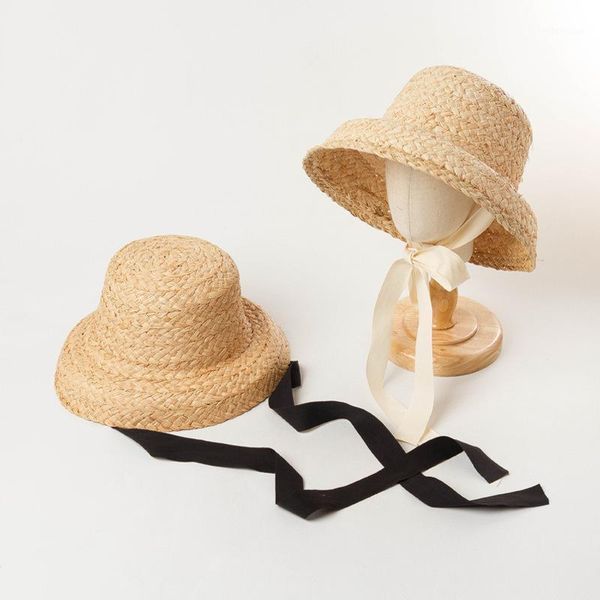 wholesale girls summer sun hats with long ribbon child flat raffia beach hat kids uv straw bucket panama accessories caps &1, Yellow
wholesale girls summer sun hats with long ribbon child flat raffia beach hat kids uv straw bucket panama accessories caps &1, Yellow