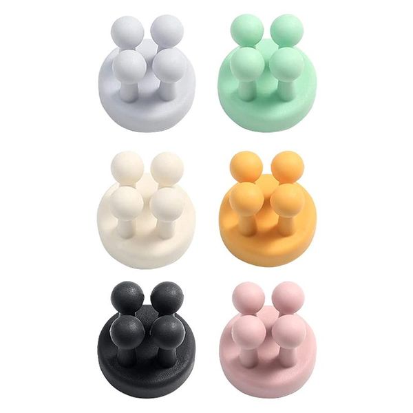hooks & rails h7ea 6 pcs adhesive silicone self holders plug cable towel key kitchen bathroom home office storage supplies
hooks & rails h7ea 6 pcs adhesive silicone self holders plug cable towel key kitchen bathroom home office storage supplies