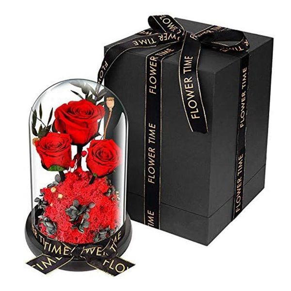 eternal rose, preserved flower rose handmade gift box in a glass dome, valentine's day, anniversary for friend decorative flowers & wre
eternal rose, preserved flower rose handmade gift box in a glass dome, valentine's day, anniversary for friend decorative flowers & wre