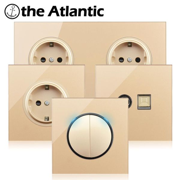 smart home control eu de fr power socket usb charger 1 2 3 4 gang push button switch lamp light wall outlet with led indicator gold glass
smart home control eu de fr power socket usb charger 1 2 3 4 gang push button switch lamp light wall outlet with led indicator gold glass